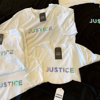NO JU$TICE NO PEACE GRAPHIC T-SHIRT - COLOR OPTIONS