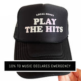 'PLAY THE HITS' TRUCKER HAT - OPTIONS