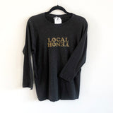 'LOCAL HONEY' GLITCH RAGLAN BASEBALL TEE