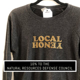 'LOCAL HONEY' GLITCH RAGLAN BASEBALL TEE
